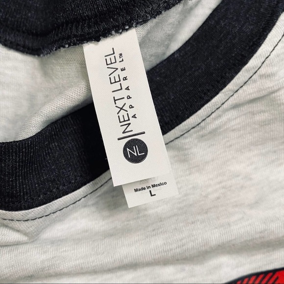 Santa Baby 3/4 Sleeve Baseball Tee Large - Picture 4 of 8